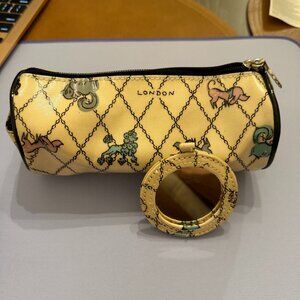 LuLu Guiness cosmetic bag poodle dog print